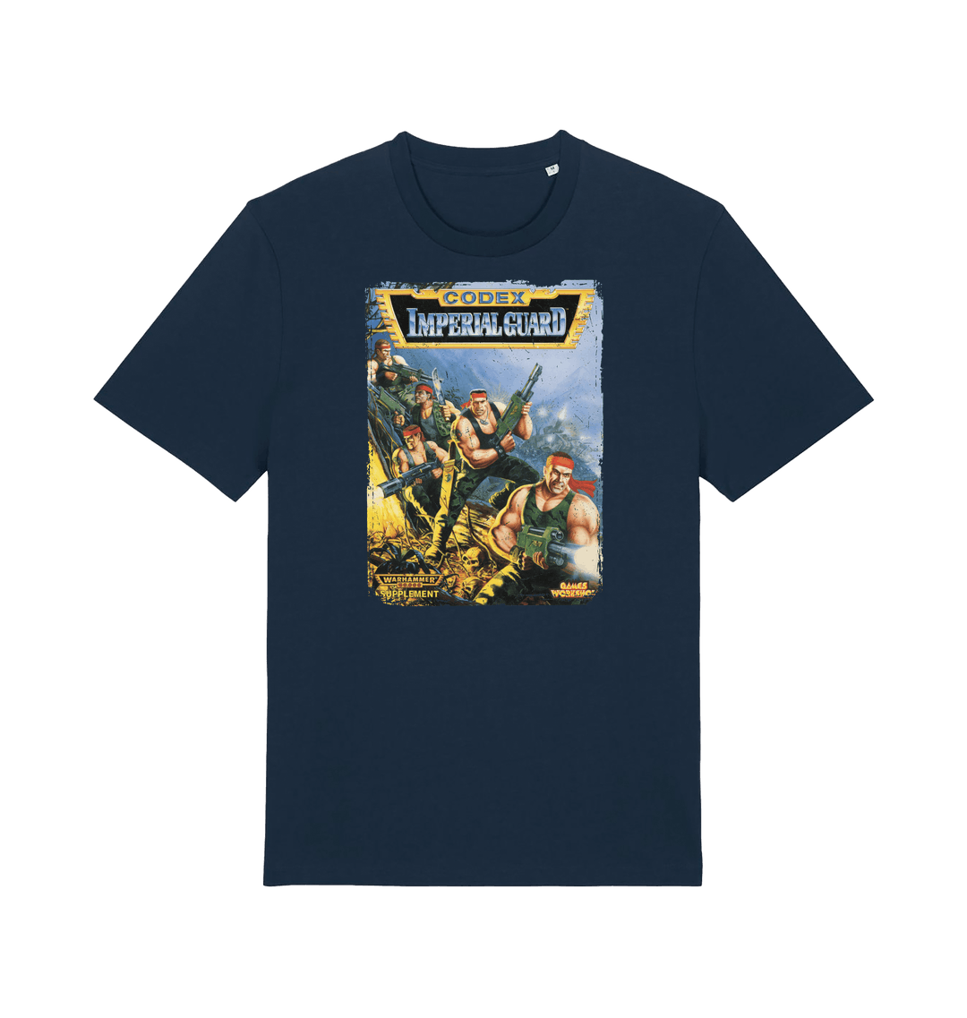 French Navy Printed T-shirt Front