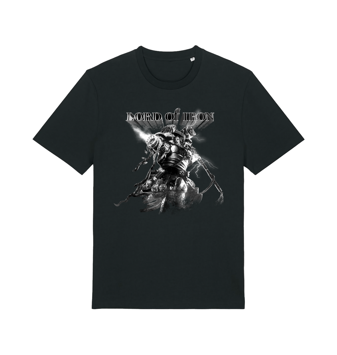 Black Printed T-shirt Front