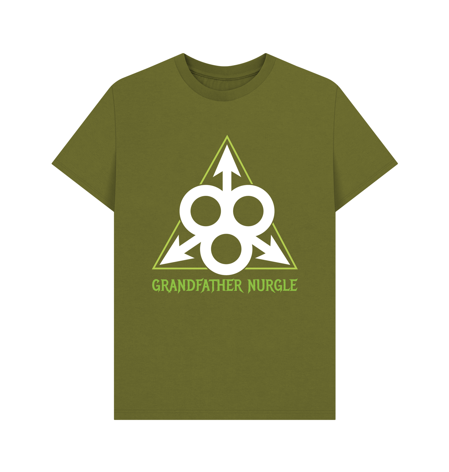 Moss Green Grandfather Nurgle Icon T Shirt