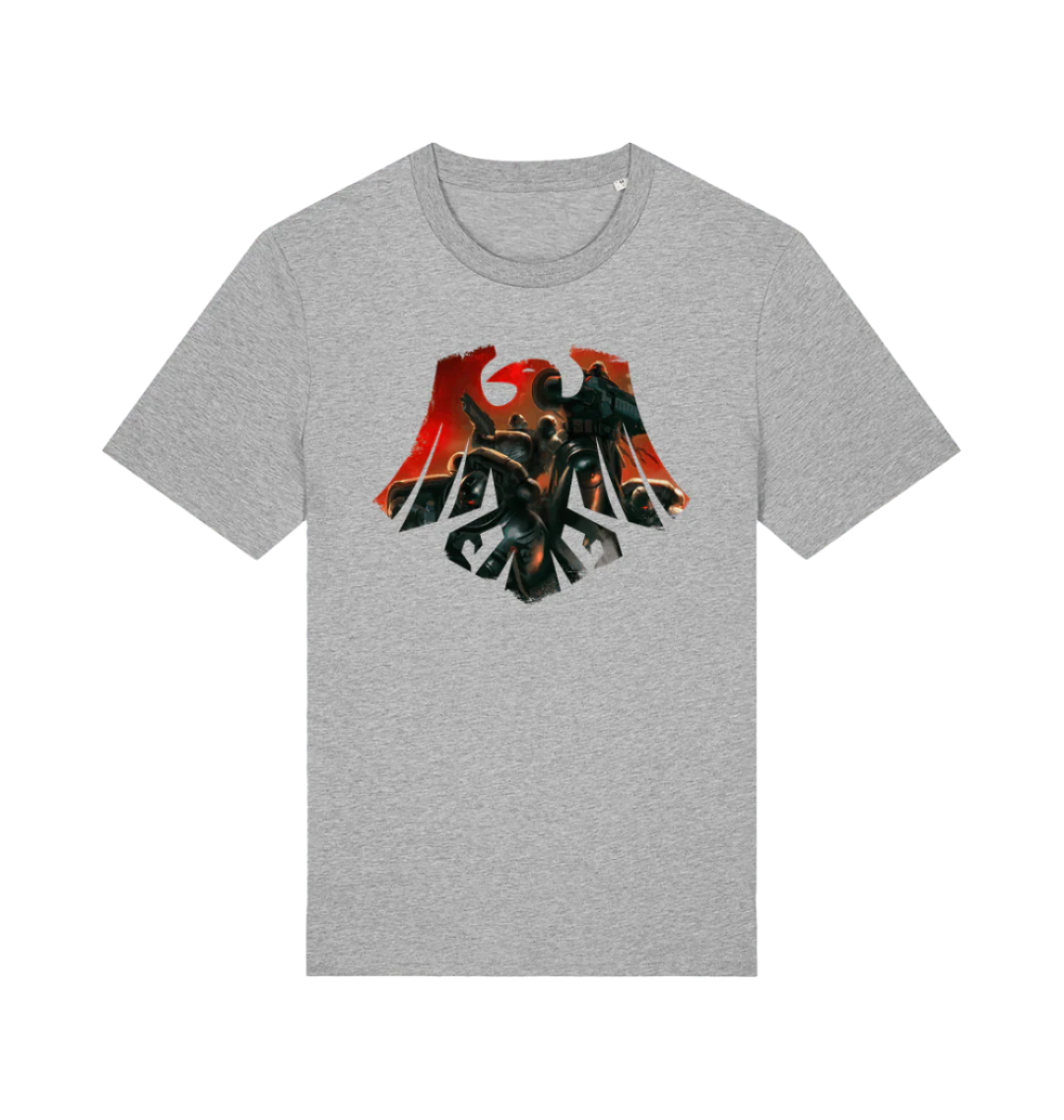 Heather Grey Printed T-shirt
