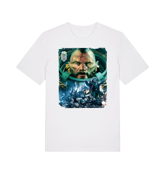 White Printed T-shirt Front