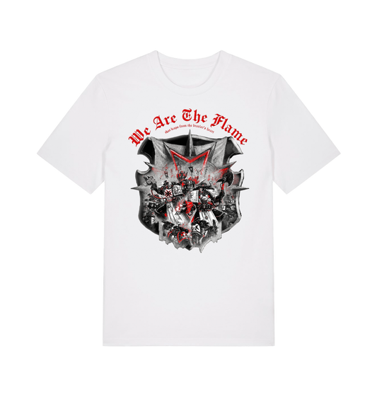 White Printed T-shirt Front