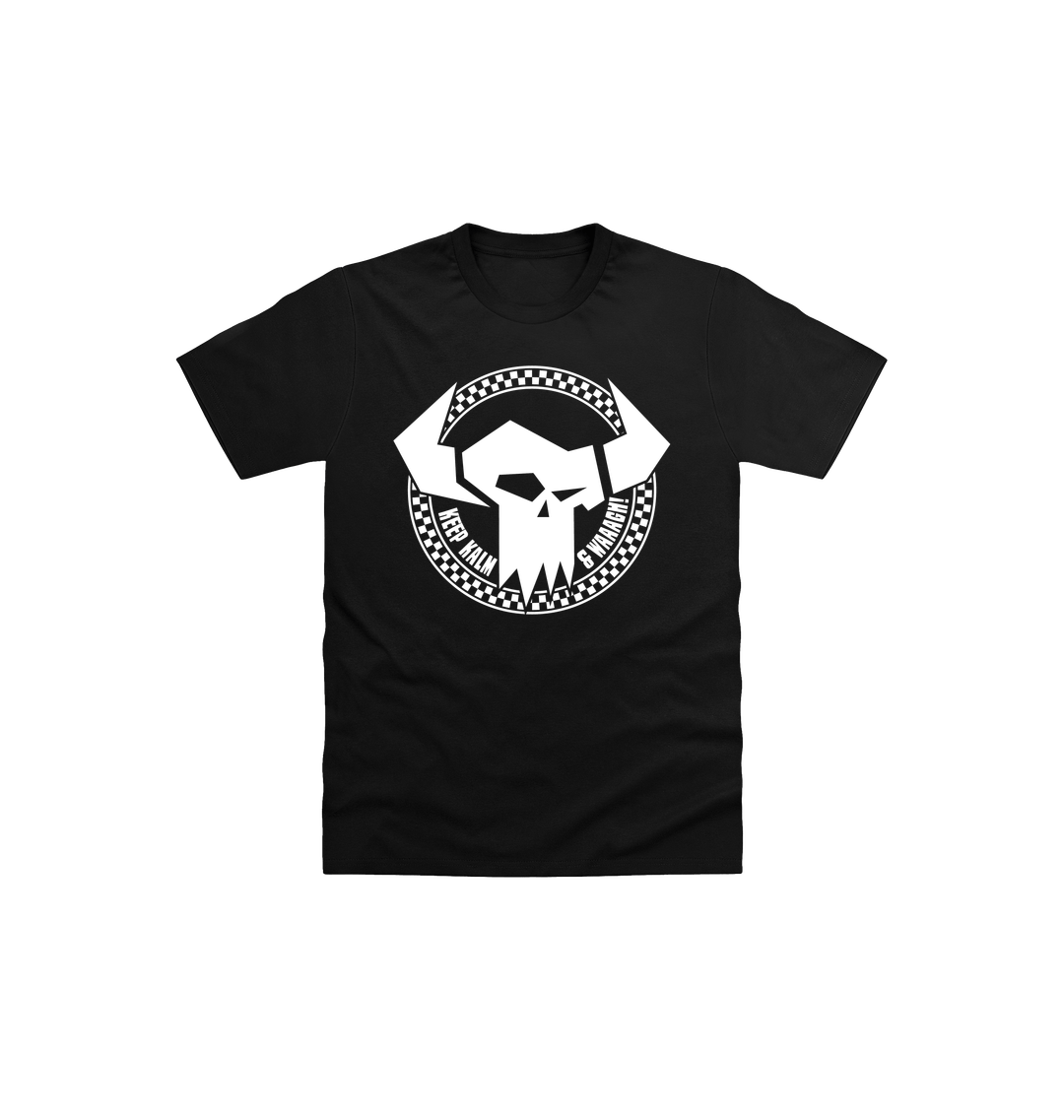 Black Printed Kids T-Shirt