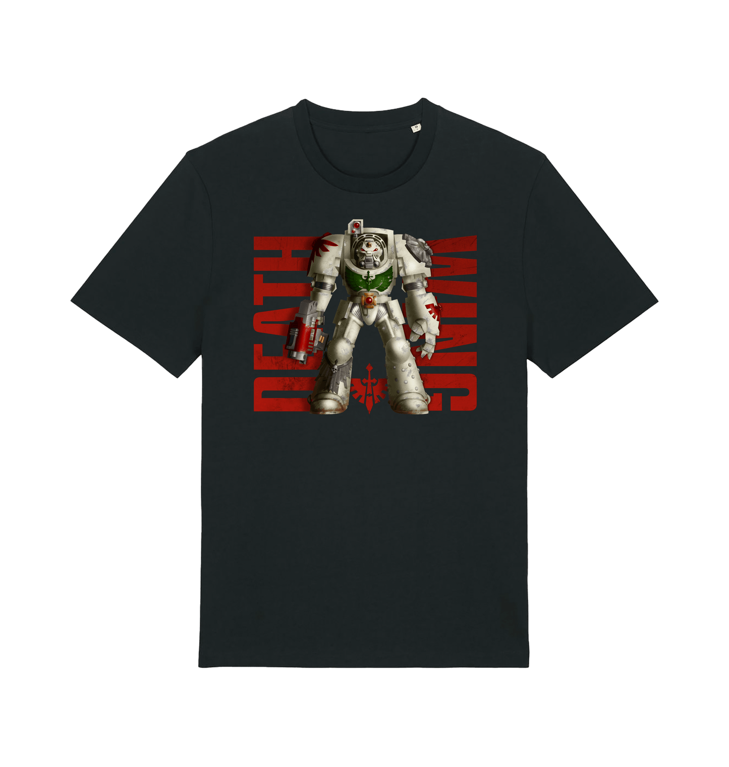 Black Printed T-shirt Front