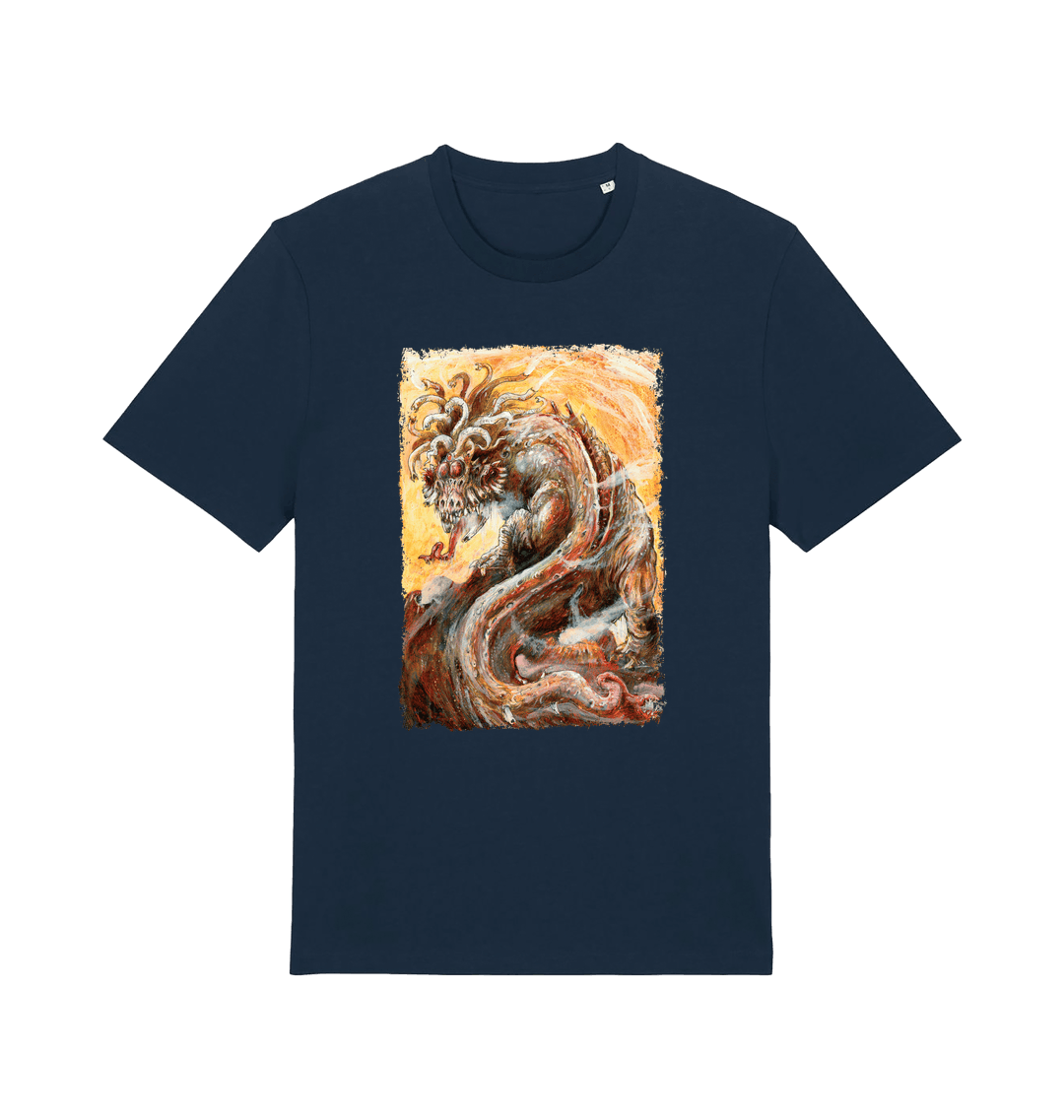 French Navy Printed T-shirt