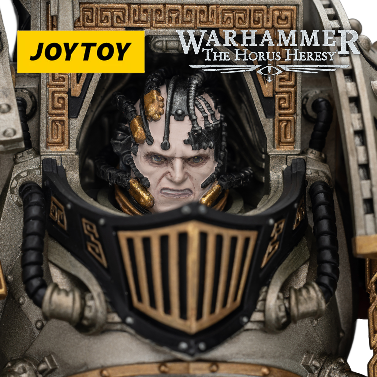 JoyToy Warhammer The Horus Heresy Action Figure - Iron Warriors, Perturabo, Primarch of the IVth Legion (1/18 Scale) & Exclusive T Shirt Preorder