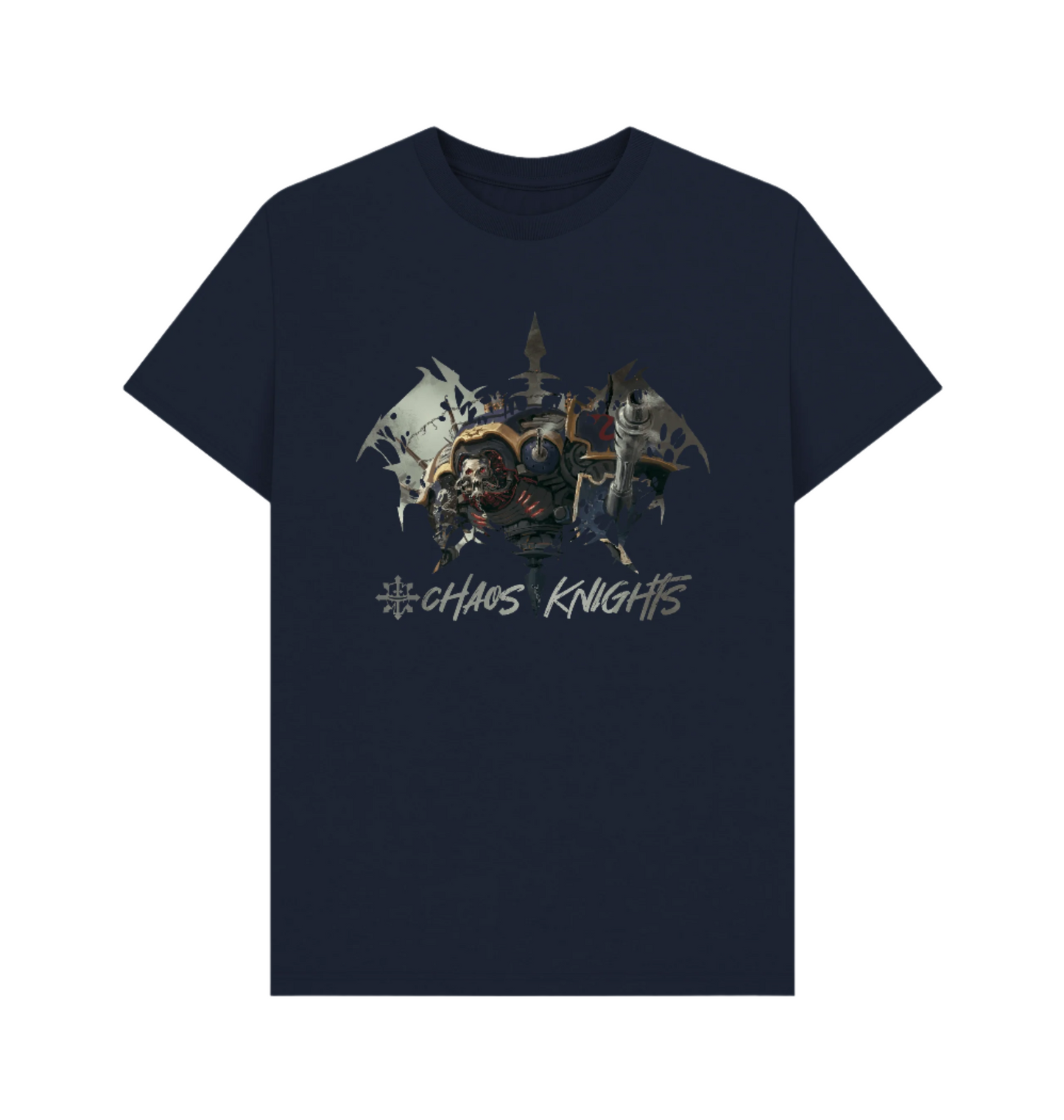 Navy Blue Chaos Knights Desecrator T-Shirt