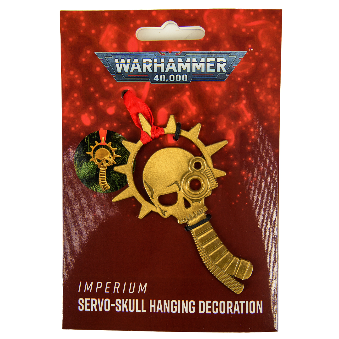 Warhammer 40000:Servo Skull with Halo Hanging Decoration