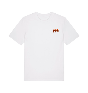 White Printed T-shirt Front