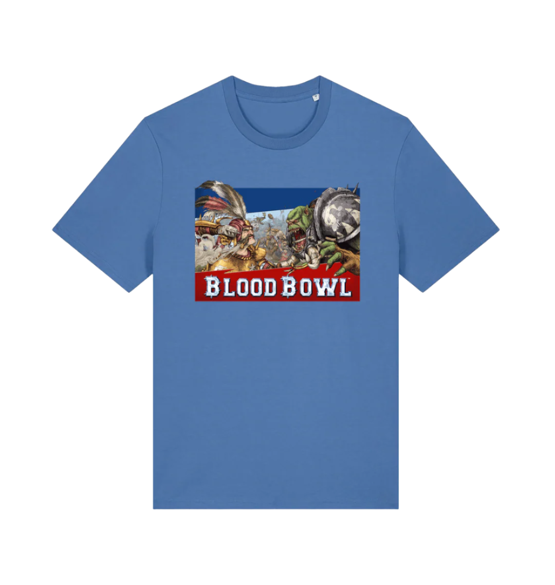 Bright Blue Printed T-shirt