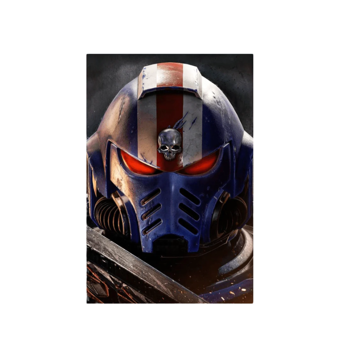 Unframed Warhammer 40,000: Space Marine 2 Titus Helm Poster