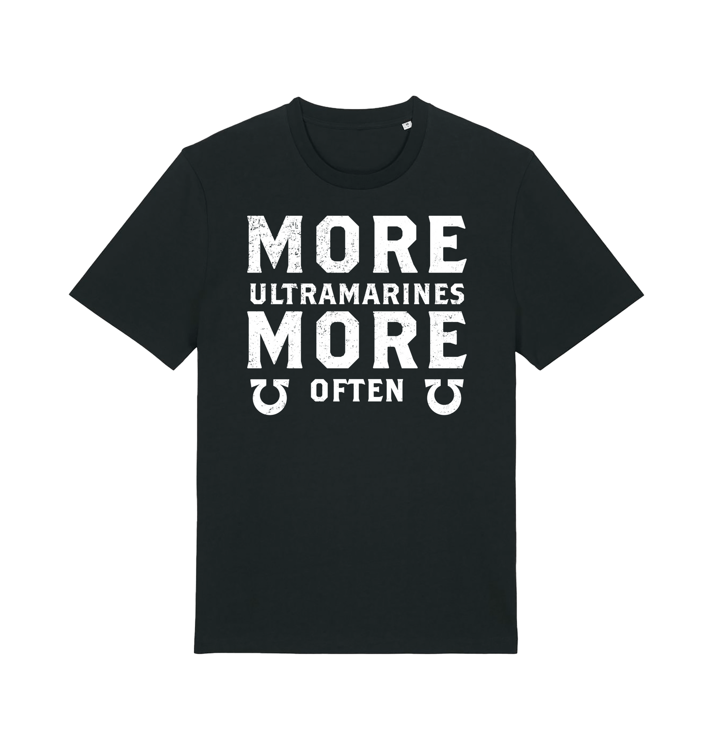 Black Printed T-shirt Front