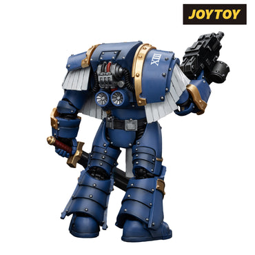 JoyToy Warhammer The Horus Heresy Action Figure - Ultramarines Cataphractii Terminator Squad Sergeant with Power Sword (1/18 Scale) Preorder