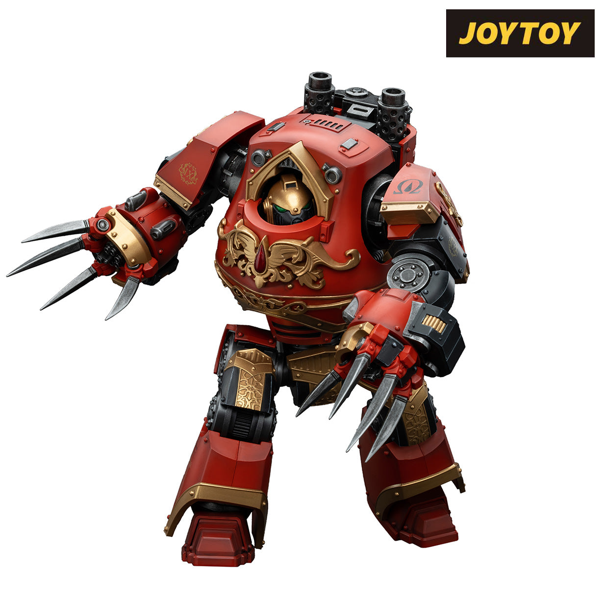 JoyToy Warhammer The Horus Heresy Action Figure - Blood Angels, Contemptor-Incaendius Dreadnought (1/18 Scale)