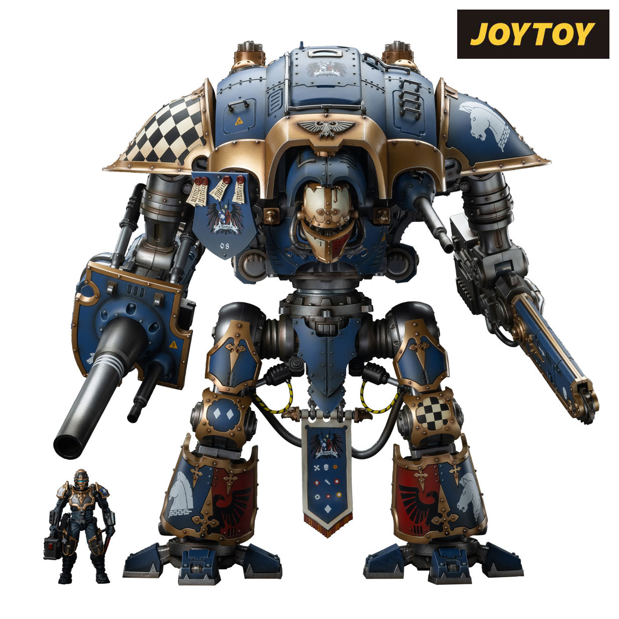 JoyToy Warhammer: 40,000 Action Figure - Imperial Knights, House Terryn, Knight Paladin (1/18 Scale)