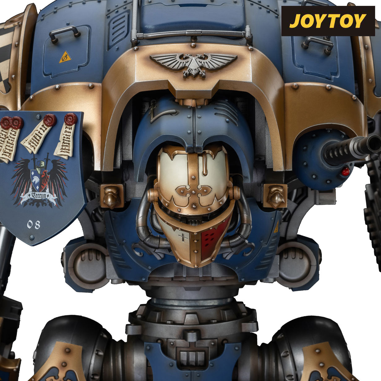 JoyToy Warhammer: 40,000 Action Figure - Imperial Knights, House Terryn, Knight Paladin (1/18 Scale)