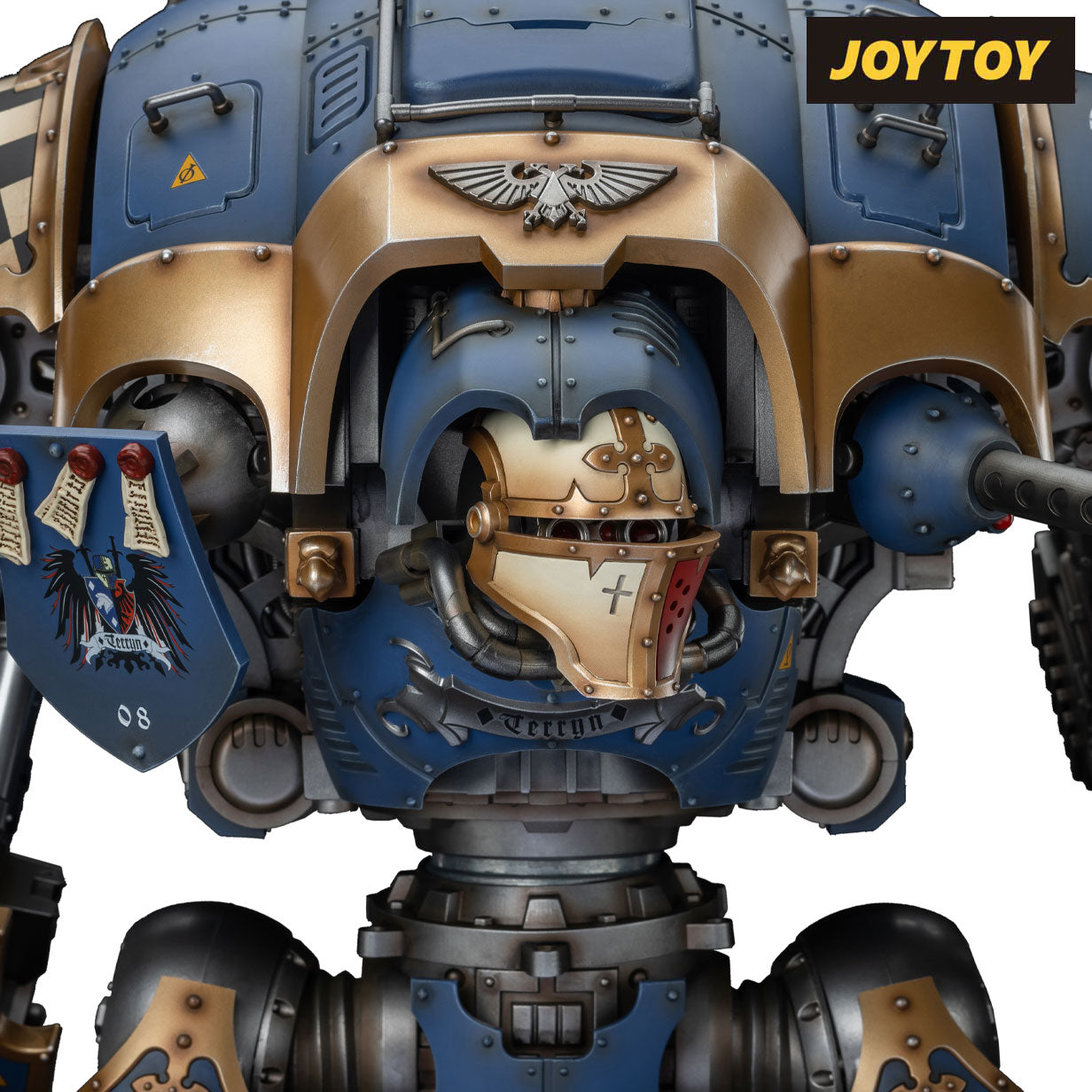 JoyToy Warhammer: 40,000 Action Figure - Imperial Knights, House Terryn, Knight Paladin (1/18 Scale)