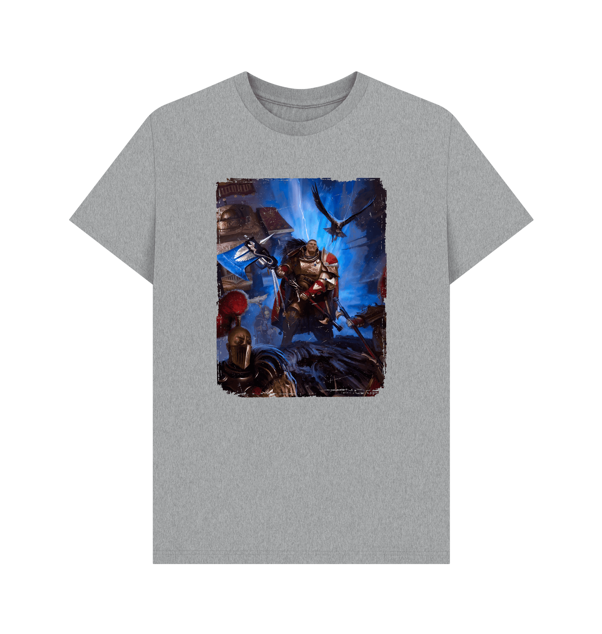 Athletic Grey Adeptus Custodes - Warden T Shirt