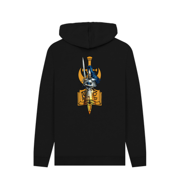 Black Printed Hoody