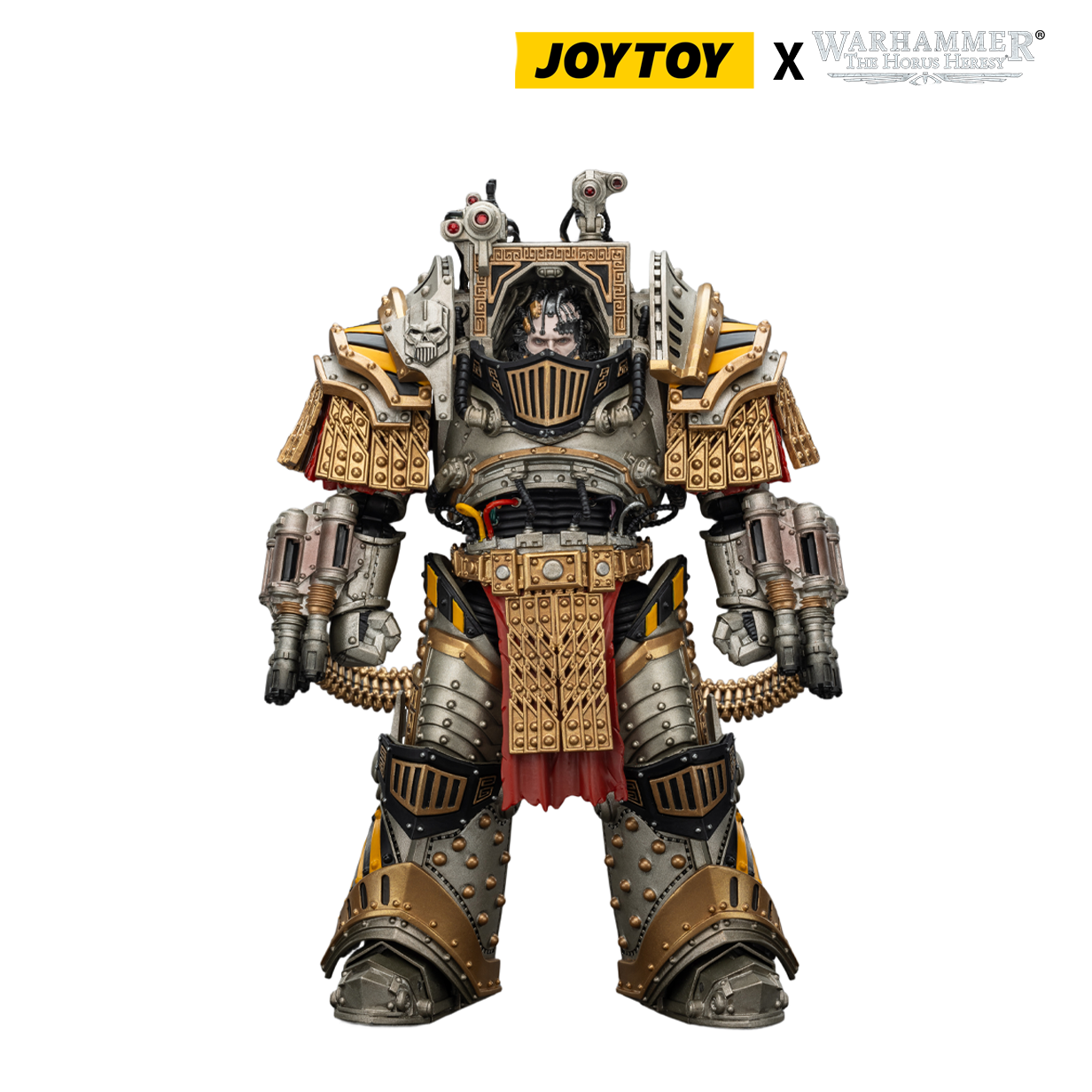 JoyToy Warhammer The Horus Heresy Action Figure - Iron Warriors, Perturabo, Primarch of the IVth Legion (1/18 Scale) & Exclusive T Shirt Preorder