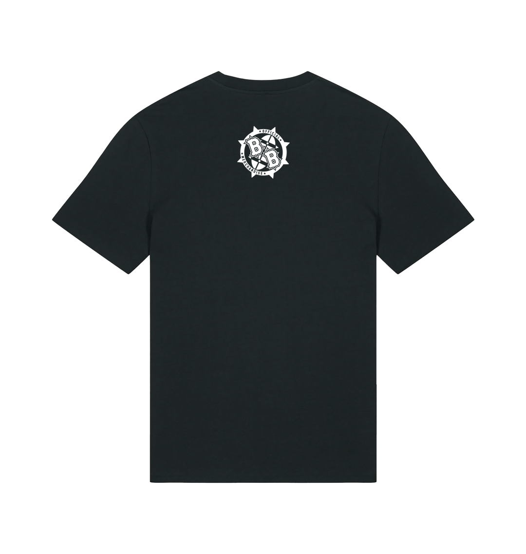 Black Printed T-shirt Back