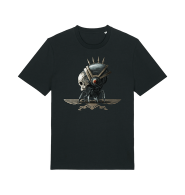 Black Printed T-shirt Front