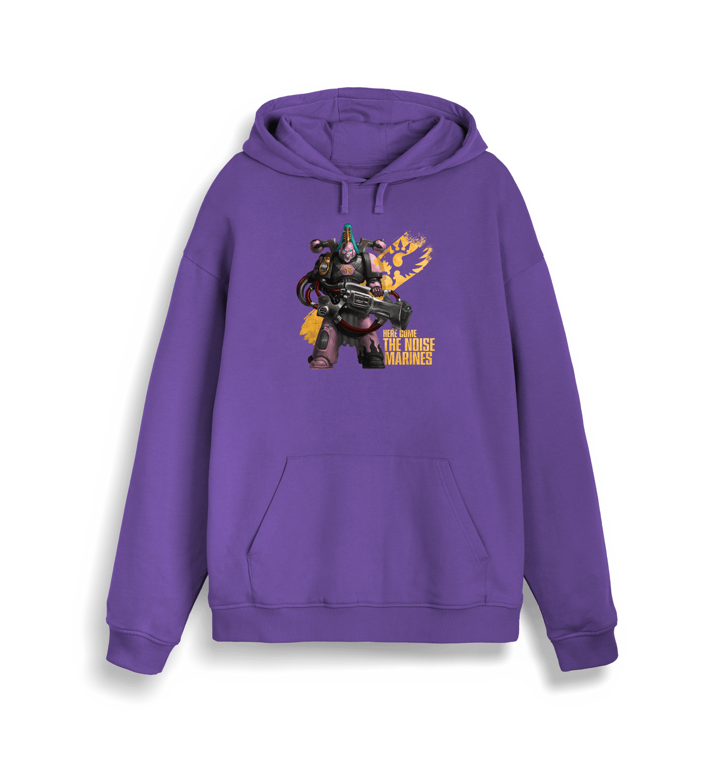 Purple Love Printed Sweater Front