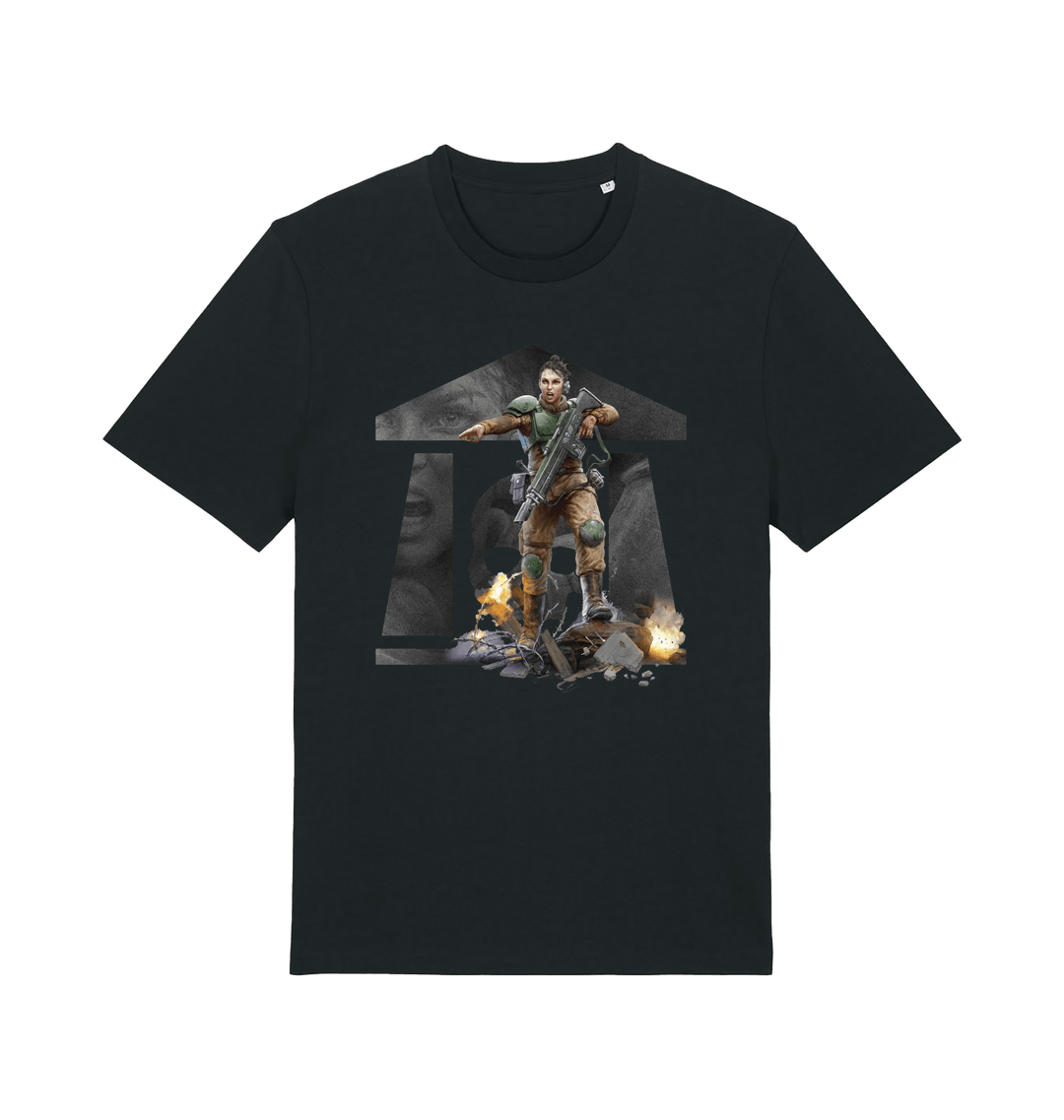 Black Printed T-shirt