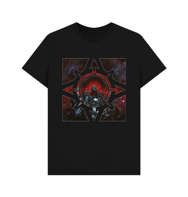 Black Chaos Space Marines Chaos Star 2 T Shirt