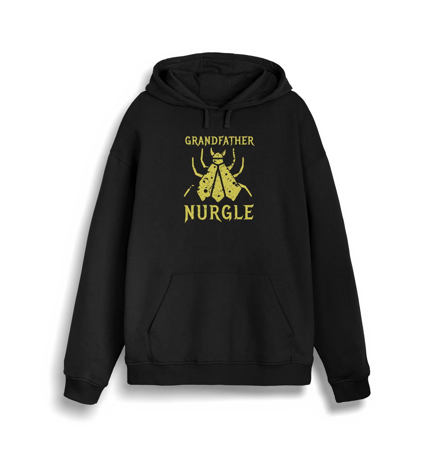 Black Printed Sweater Front