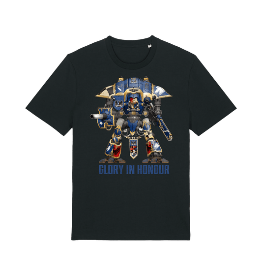 Black Printed T-shirt Front