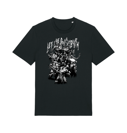 Black Printed T-shirt Front