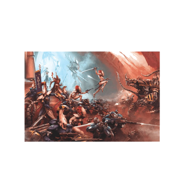 Unframed Aeldari Battle For Hymnos Poster