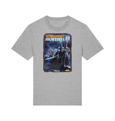 Heather Grey Printed T-shirt Front