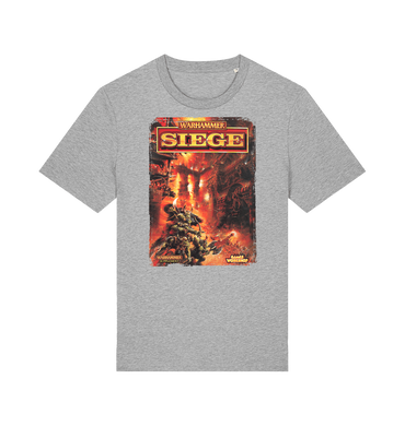 Heather Grey Printed T-shirt Front