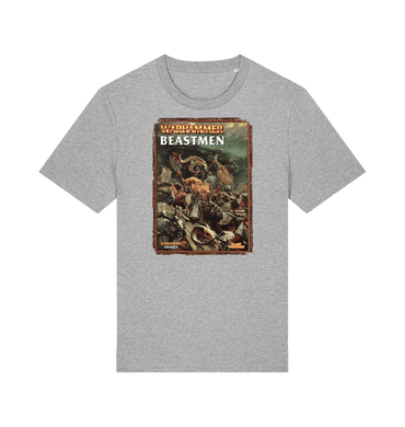 Heather Grey Printed T-shirt Front