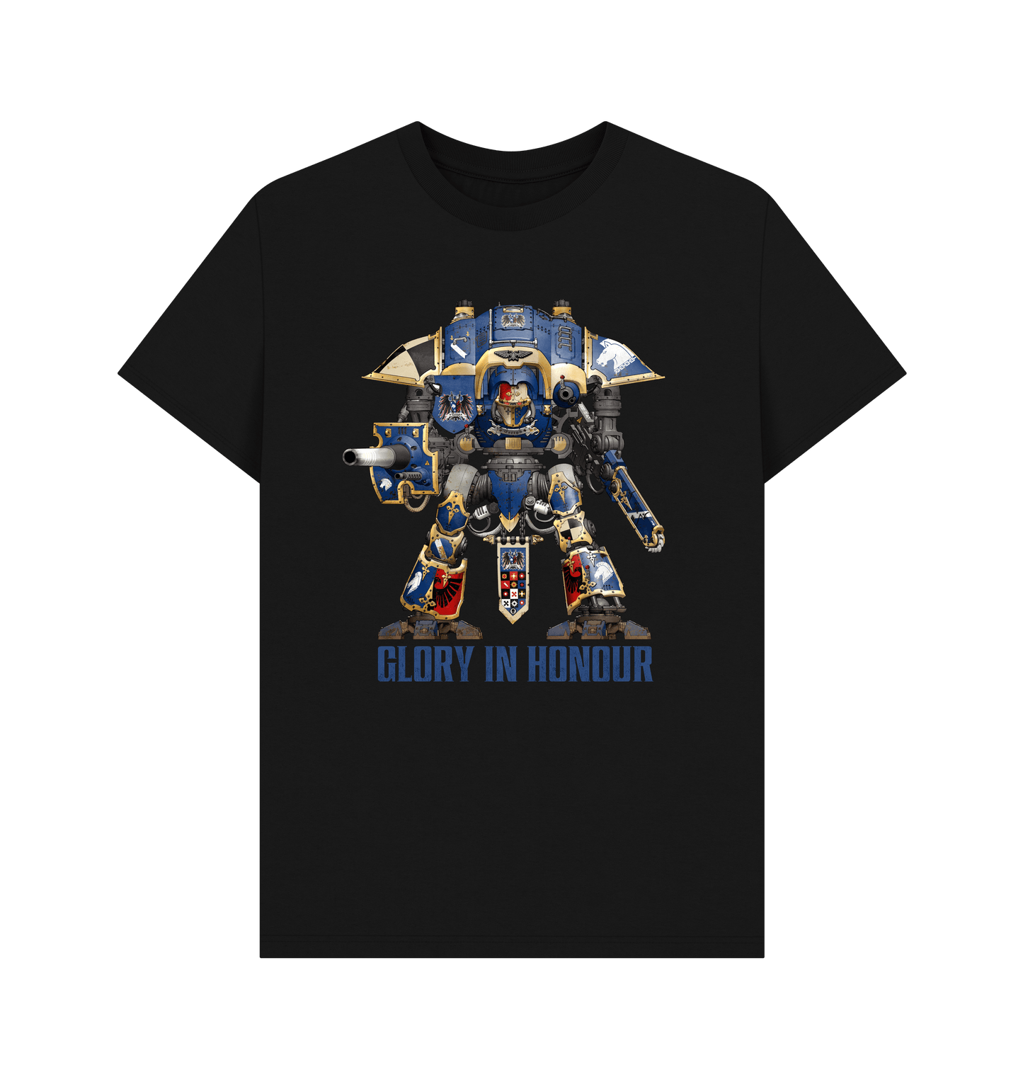 Black Premium Imperial Knights Glory in Honour T Shirt