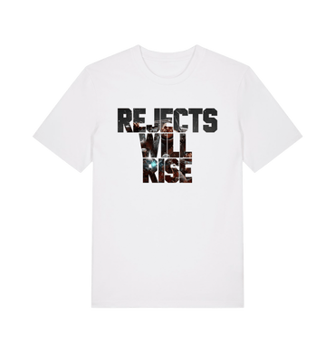 White Printed T-shirt Front