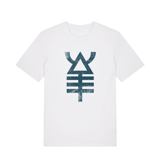 White Printed T-shirt Front