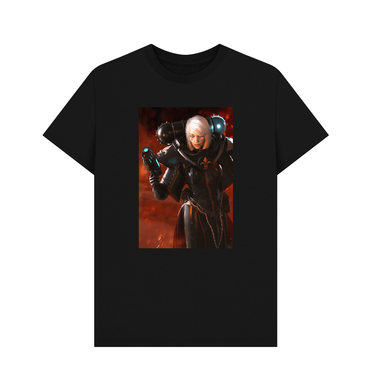 Black Battle Sister Ophelia T Shirt