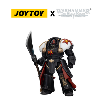 JoyToy Warhammer The Horus Heresy Action Figure - White Scars, Ebon Keshig Kharash 2 with Power Glaive (1/18 Scale) Preorder