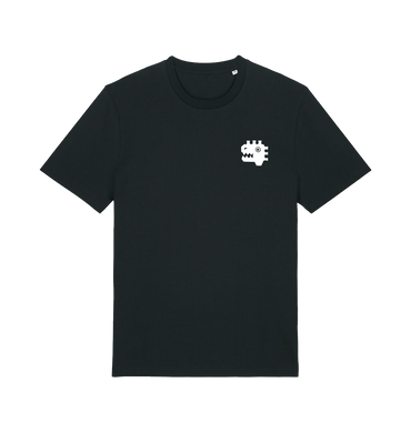 Black Printed T-shirt Front