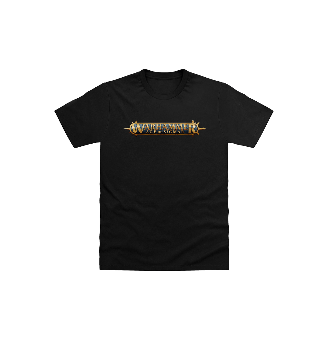 Black Printed Kids T-Shirt