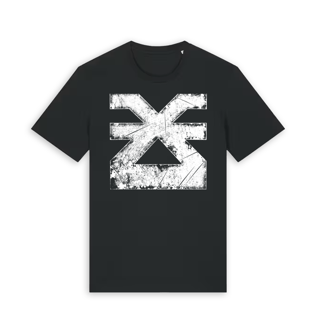 Black Printed T-shirt Front
