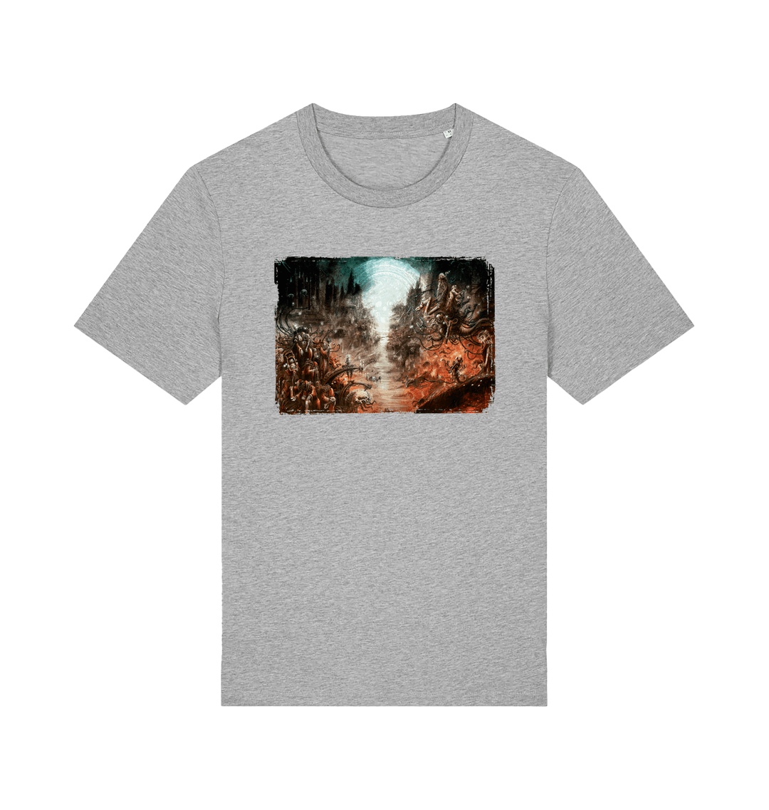 Heather Grey Printed T-shirt