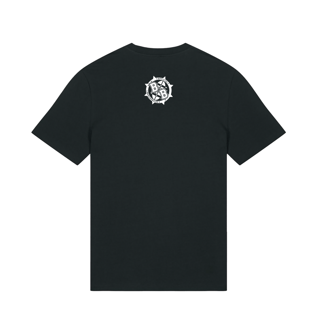Black Printed T-shirt Back