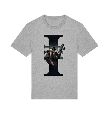 Heather Grey Printed T-shirt Front