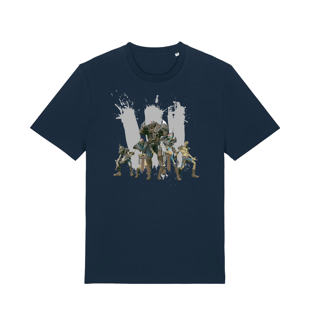 French Navy Printed T-shirt Front