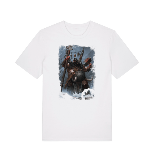 White Printed T-shirt Front