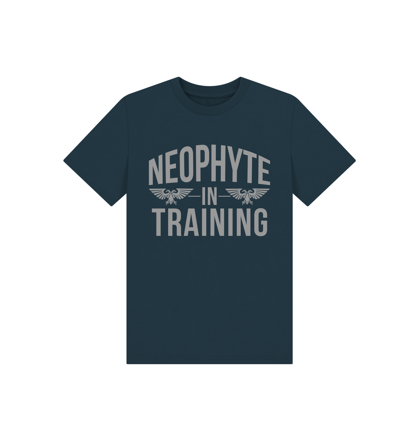 Denim Blue Neophyte In Training Kids T Shirt